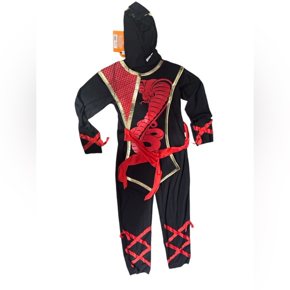 HYDE & EEK kids unisex light up ninja costume dress up Halloween size L NWT - Picture 5 of 7
